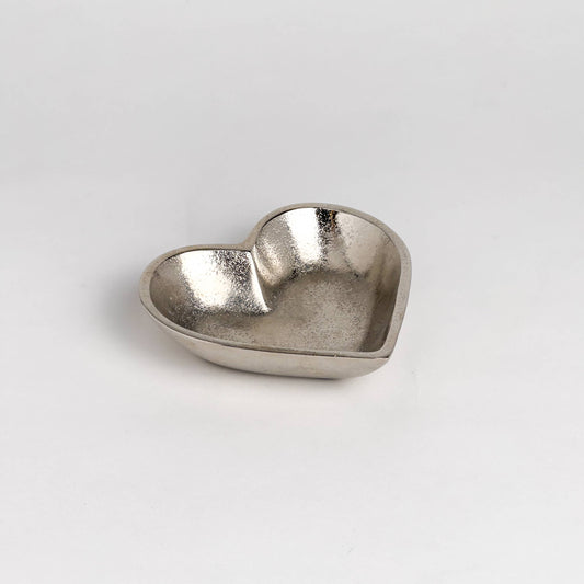 Aluminum Nickel Heart Bowl