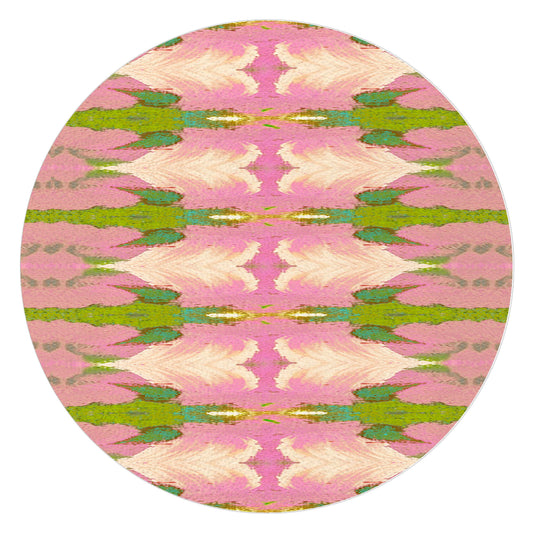 GB526LP-Laura Park Cabana Pink Cutting Board: Small Rectangular 8" by 11"