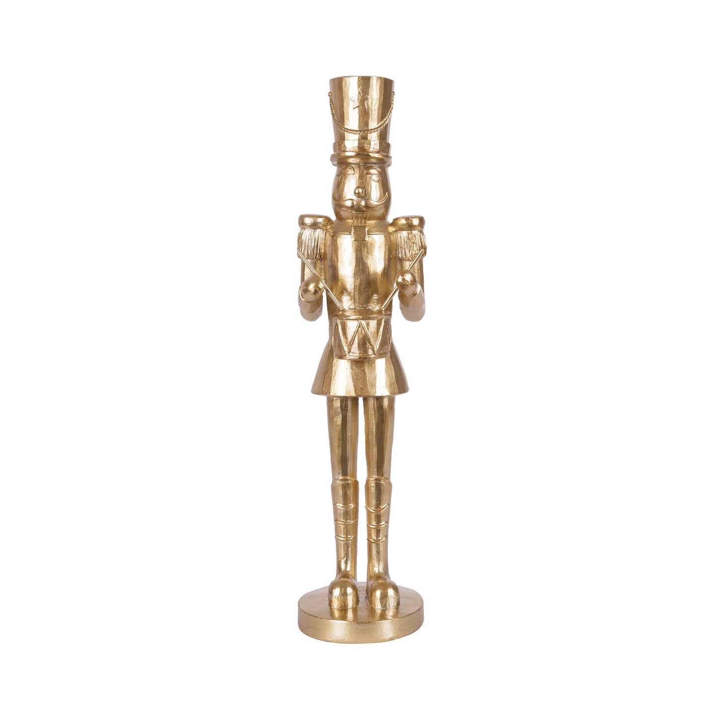 Christmas Gold Nutcracker Large Decorative Figurine