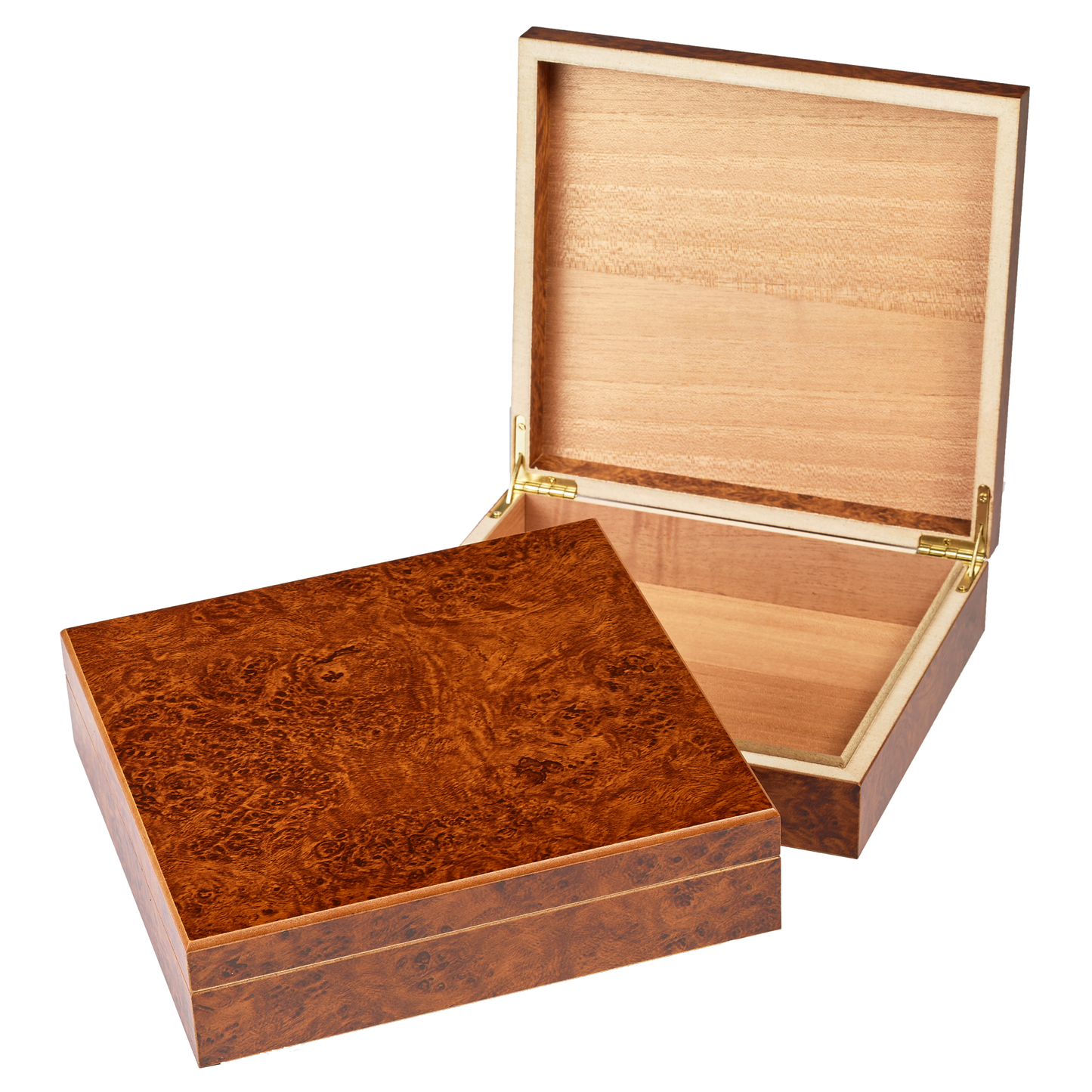 Burl Finish - Wood Box