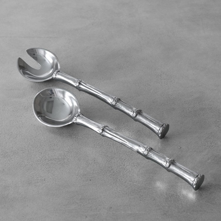 Garden Bamboo Salad Servers