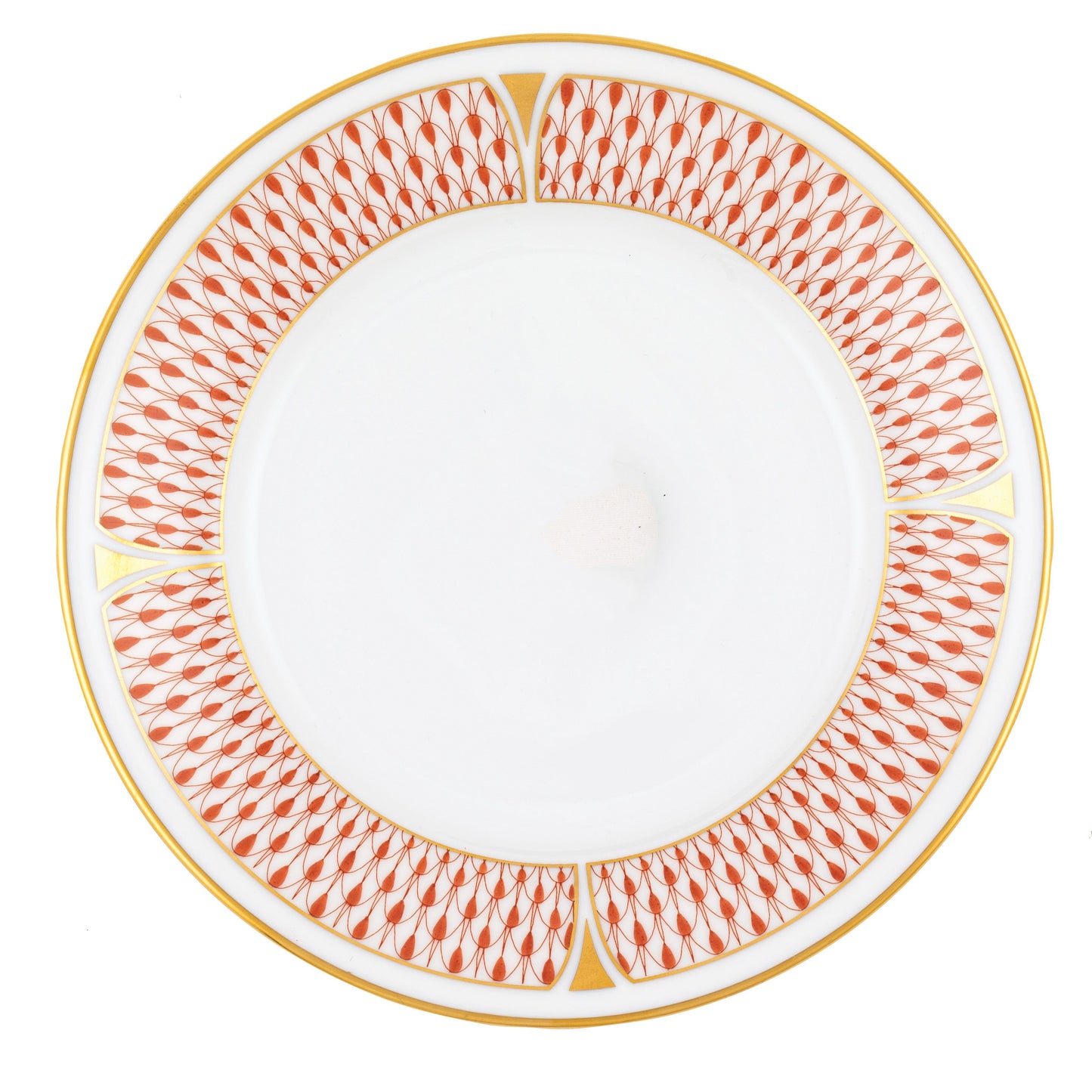 Herend Art Deco Rust Bread and Butter