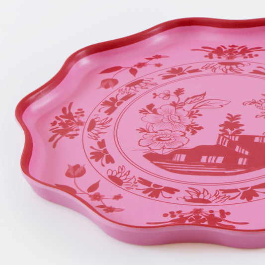 Pink Vintage Botanical Reusable Small Plates