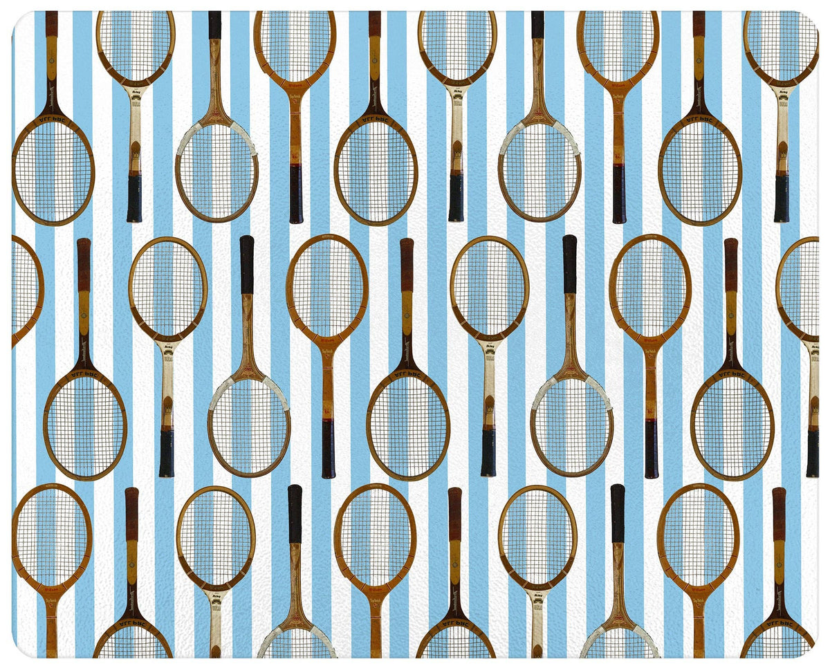 Tennis Glass Cutting Board