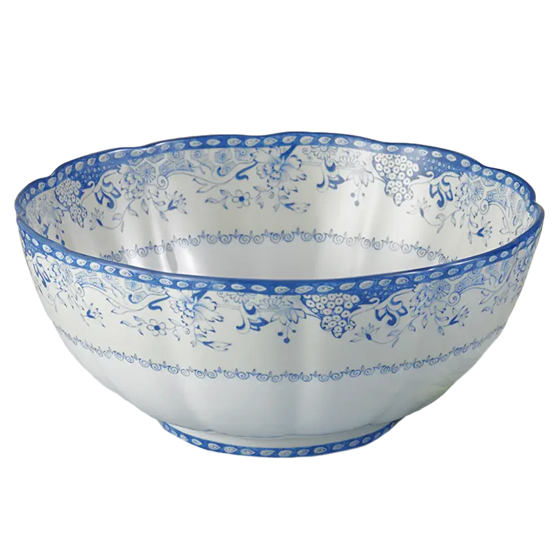 Mottahedeh Virginia Blue Salad Bowl