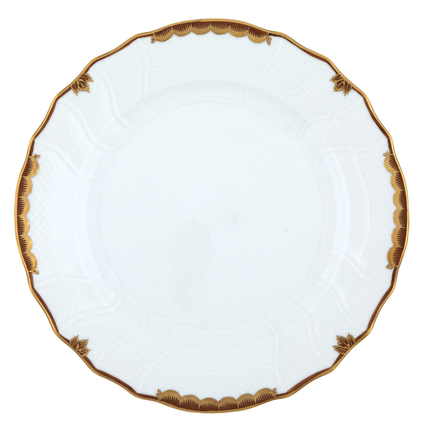 Herend Princess Victoria Brown Dinner Plate