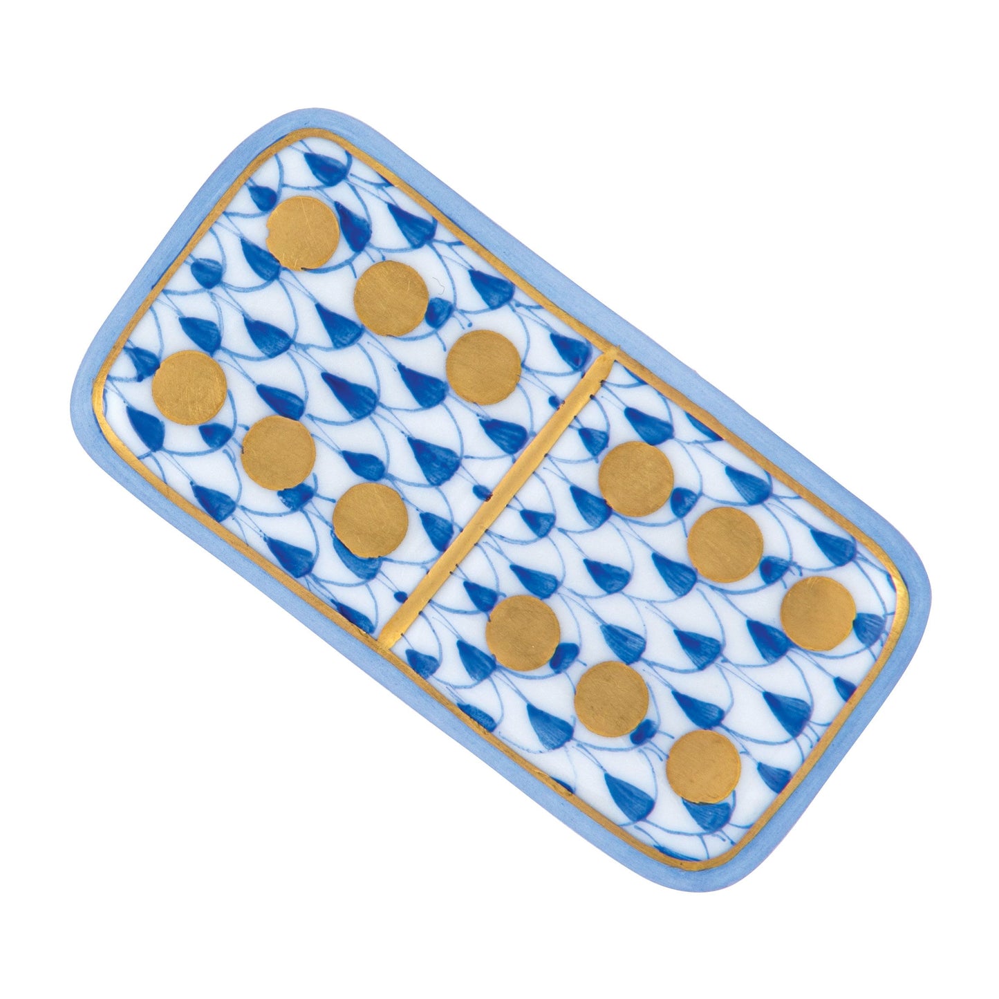 Herend Sapphire Domino