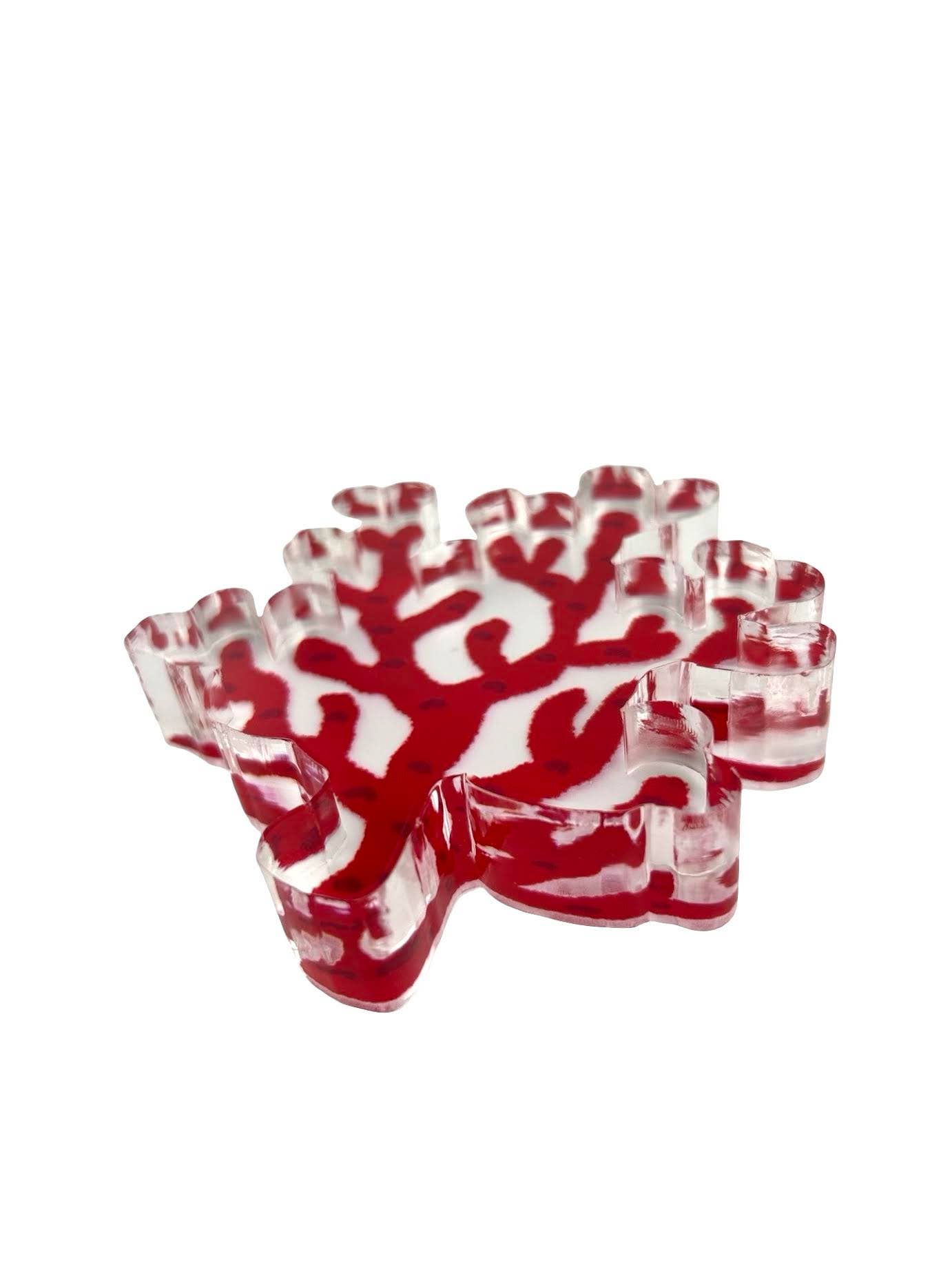 Acrylic Napkin Weight Coral