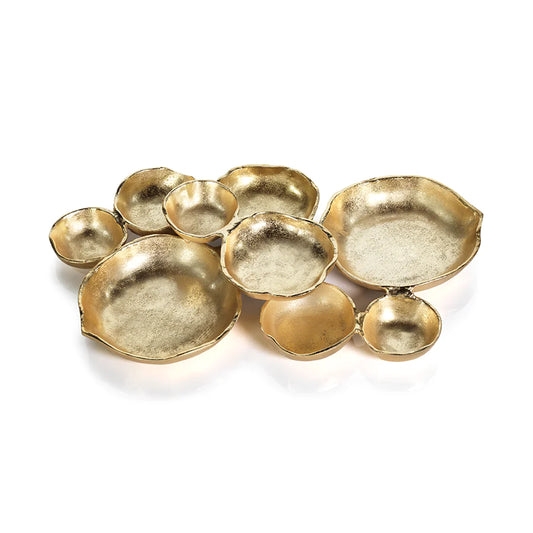 Charcuterie Gold Cluster Bowls Medium