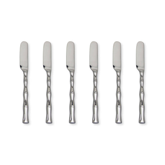 Stainless Steel Butter Spreader with Bamboo Style Handle