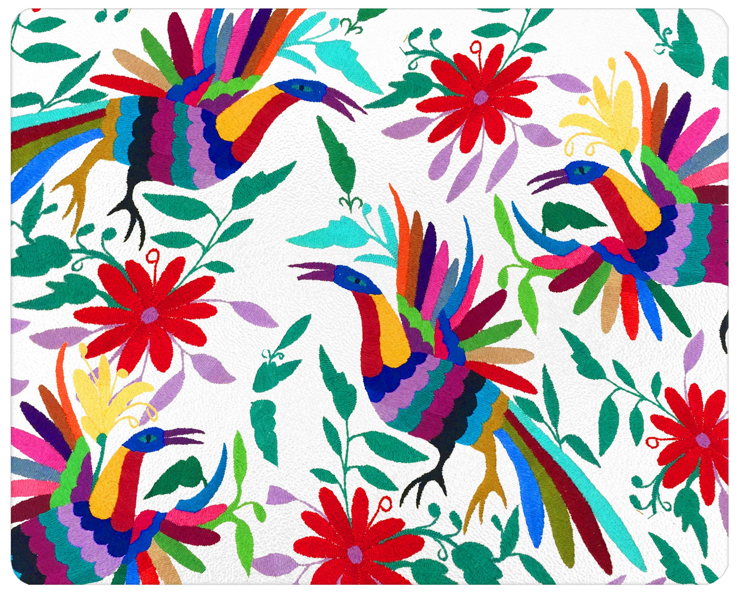 Otomi Glass Cutting Board: Small Rectangular 8" by 11"