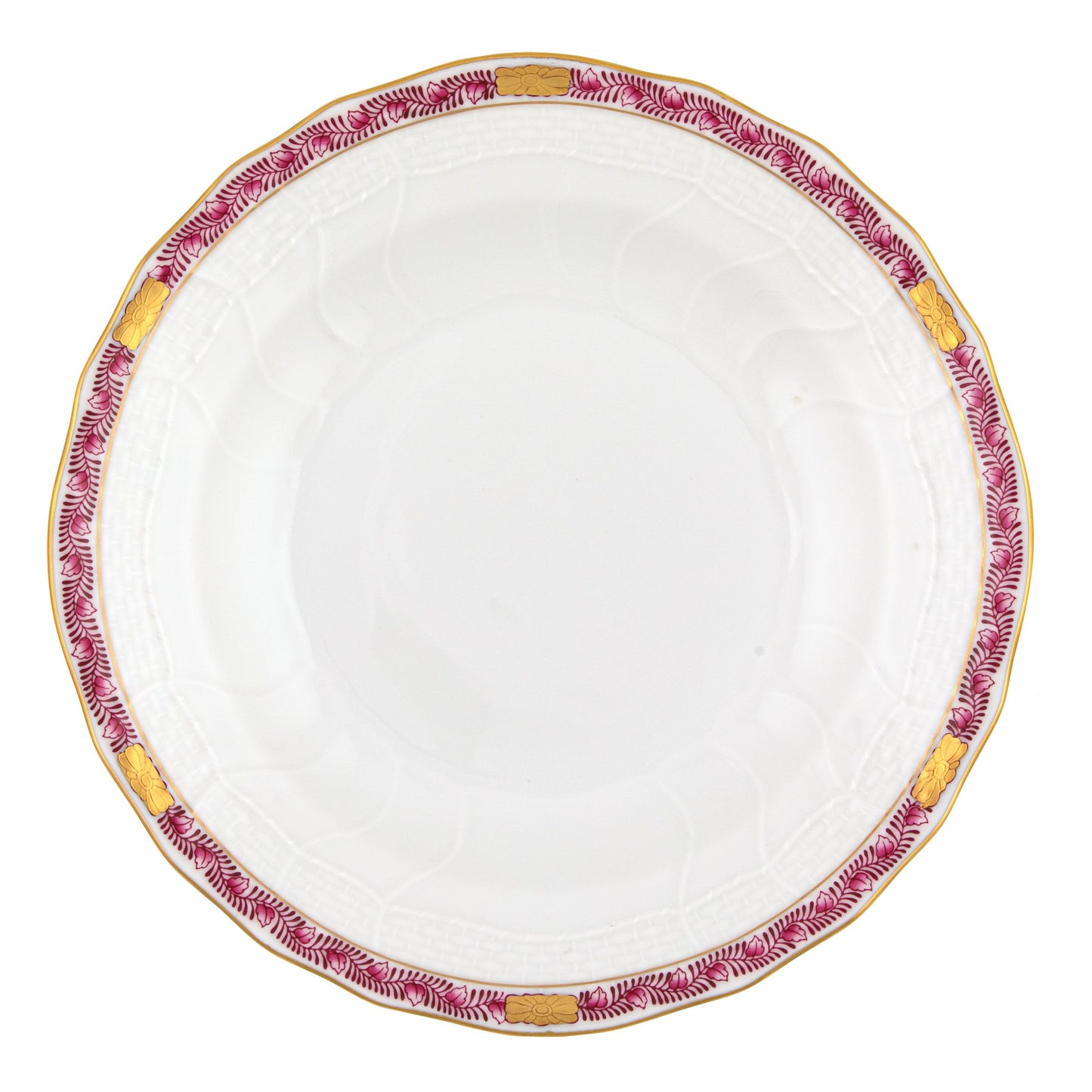 Herend Chinese Bouquet Garland Pink Dessert Plate