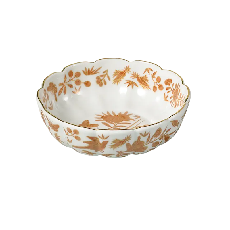 Mottahedeh Sacred Bird and Butterfly Dessert Bowl
