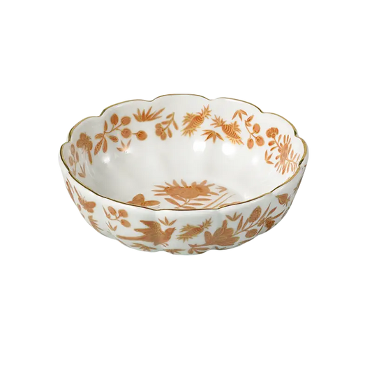 Mottahedeh Sacred Bird and Butterfly Dessert Bowl