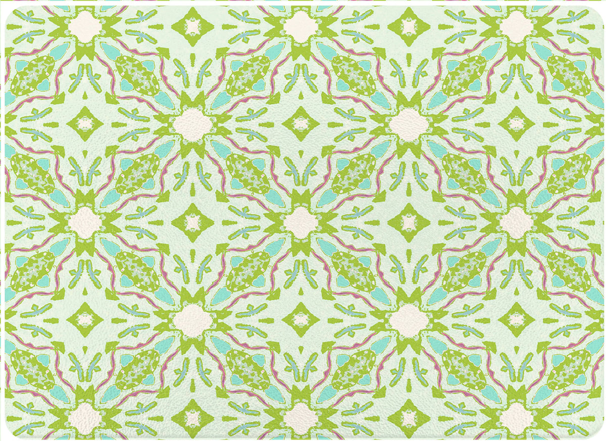 Lagos Green by Laura Park Glass Cutting Board: Small Rectangle(8" x 11")