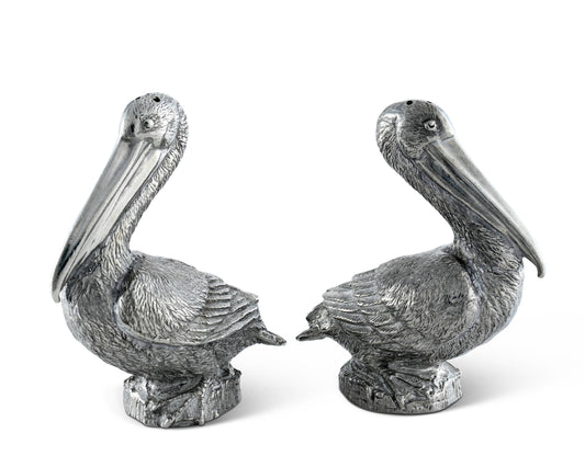 Pewter Pelicans Salt & Pepper Set