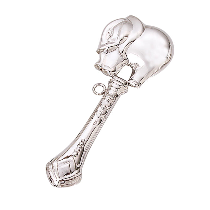 Sterling Silver Elephant Rattle