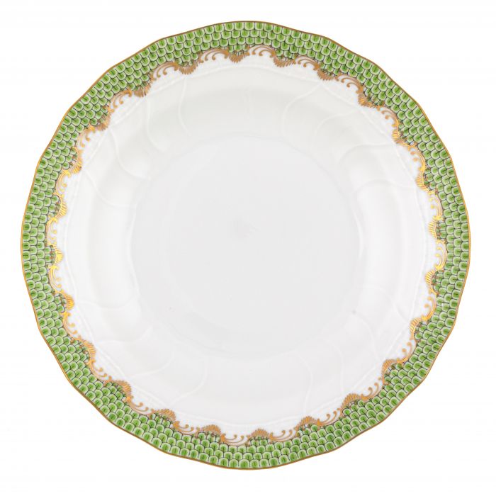 Herend Fish Scale Evergreen Dessert Plate