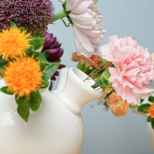 White Tulip Vase Small