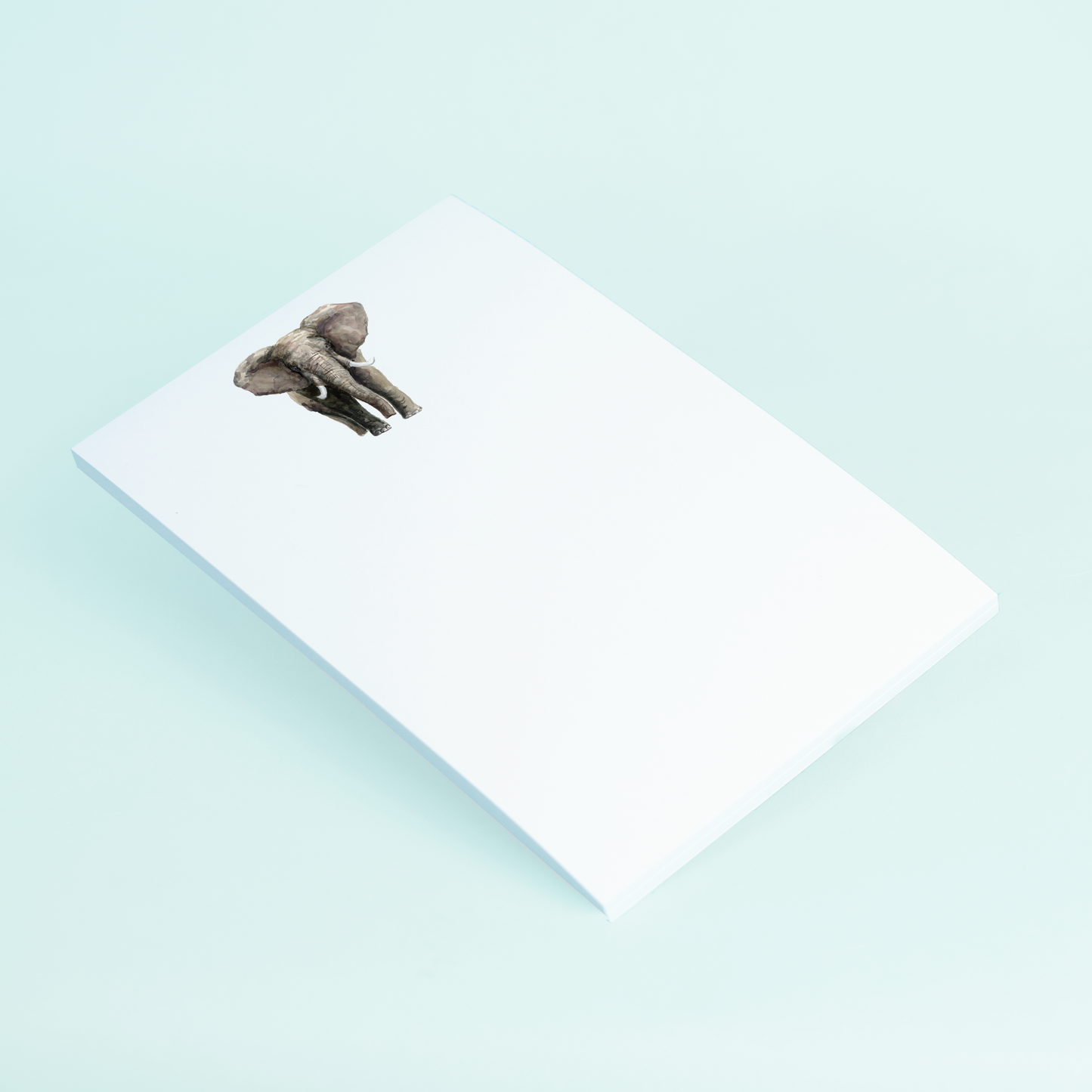 Elephant Watercolor Notepad