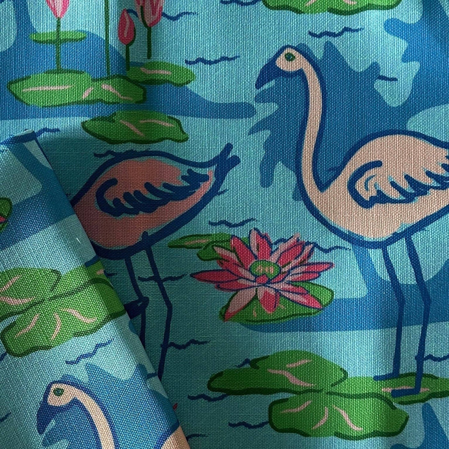 Sunken Gardens Flamingo Pink Dinner Napkins, Set of 4