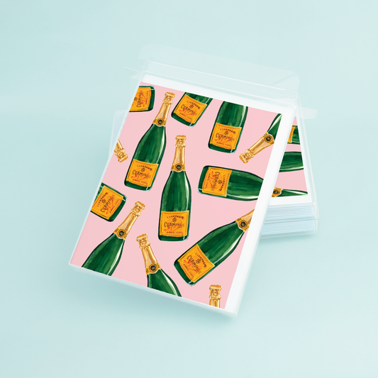 Champagne Bottles - Greeting Card