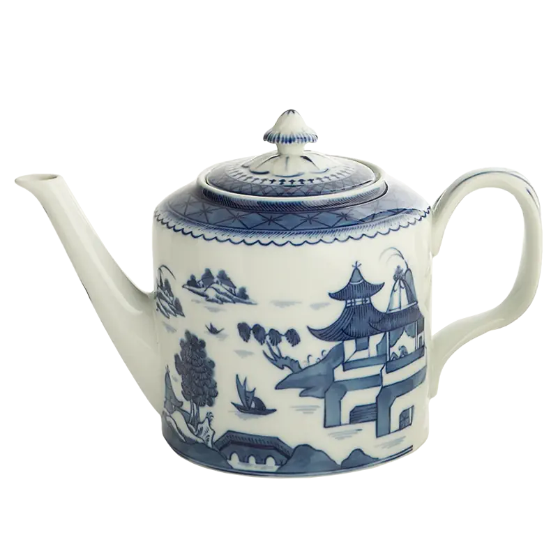Mottahedeh Blue Canton Teapot