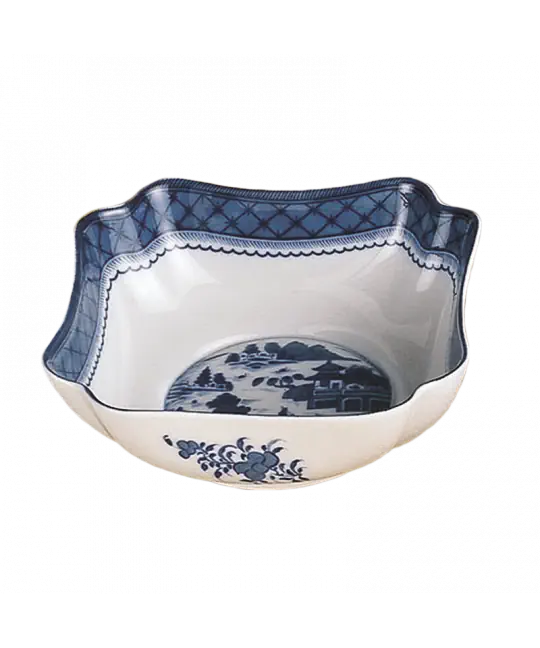 Mottahedeh Blue Canton Small Square Bowl