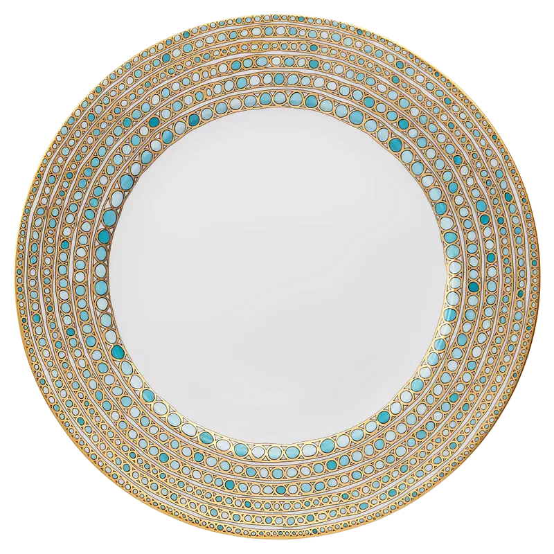 Syracuse Turquoise Presentation Plate No Center