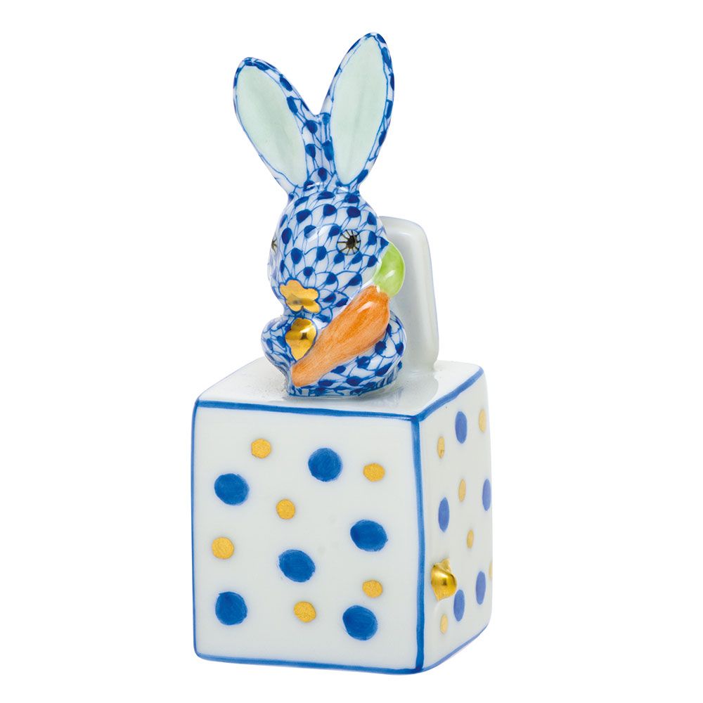 Herend Jack In The Box Sapphire