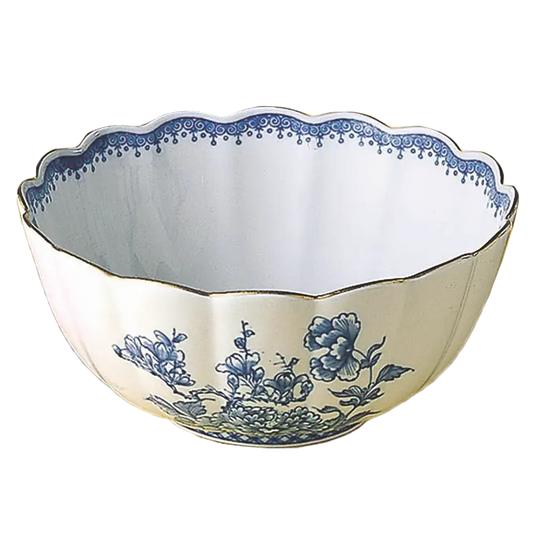 Mottahedeh Imperial Blue Scalloped Bowl