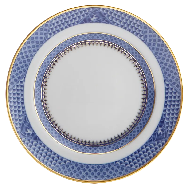 Mottahedeh Indigo Wave Dinner Plate