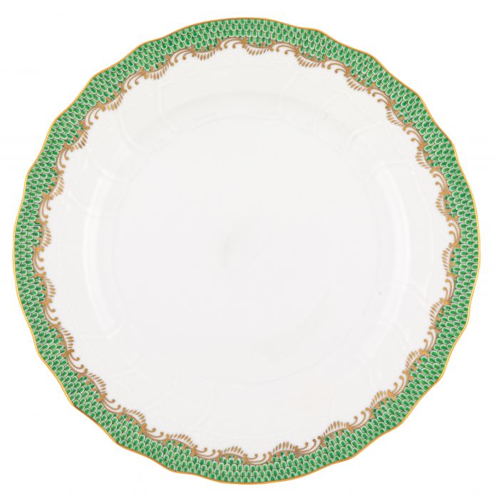 Herend Fish Scale Jade Service Plate