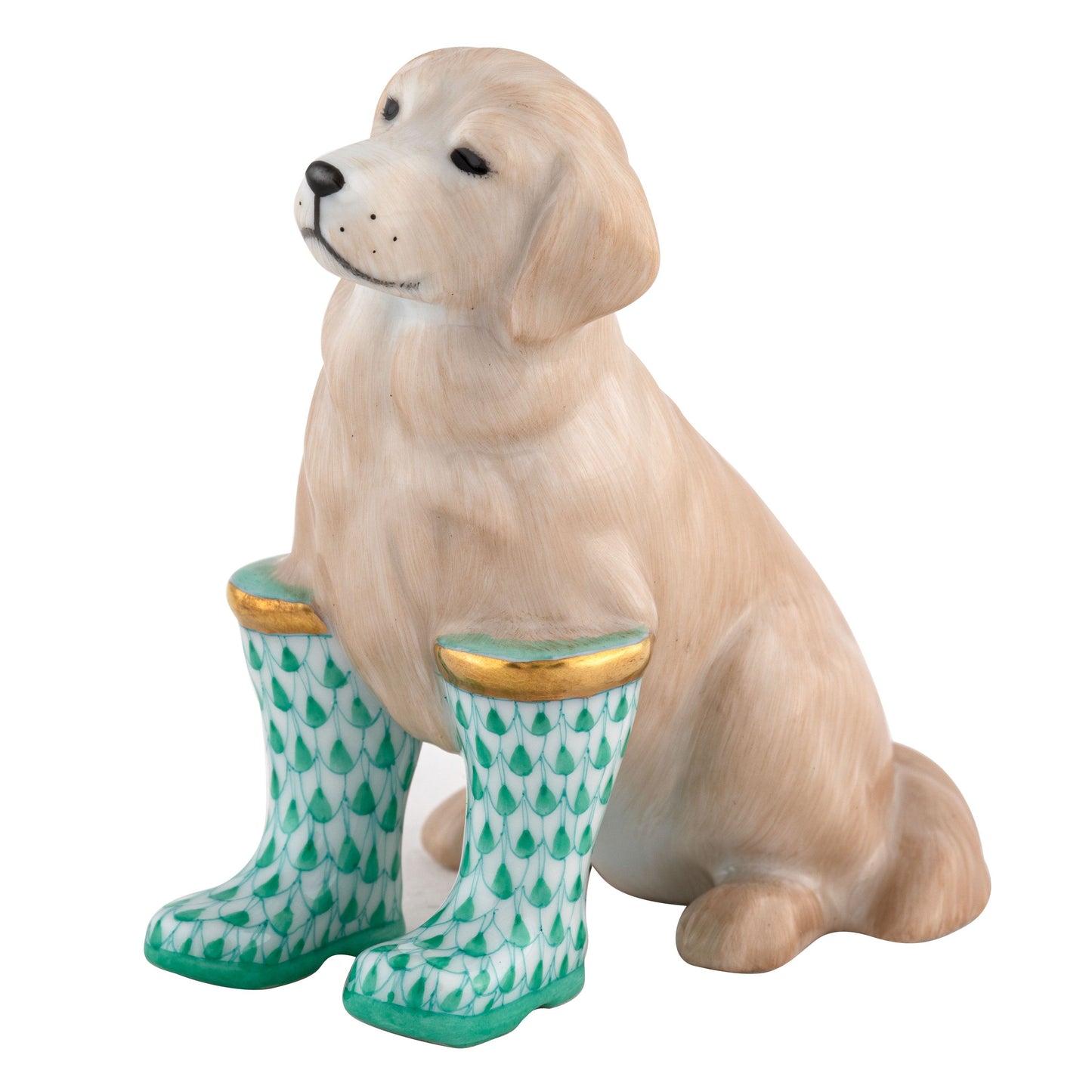 Herend Rainy Day Retriever Green