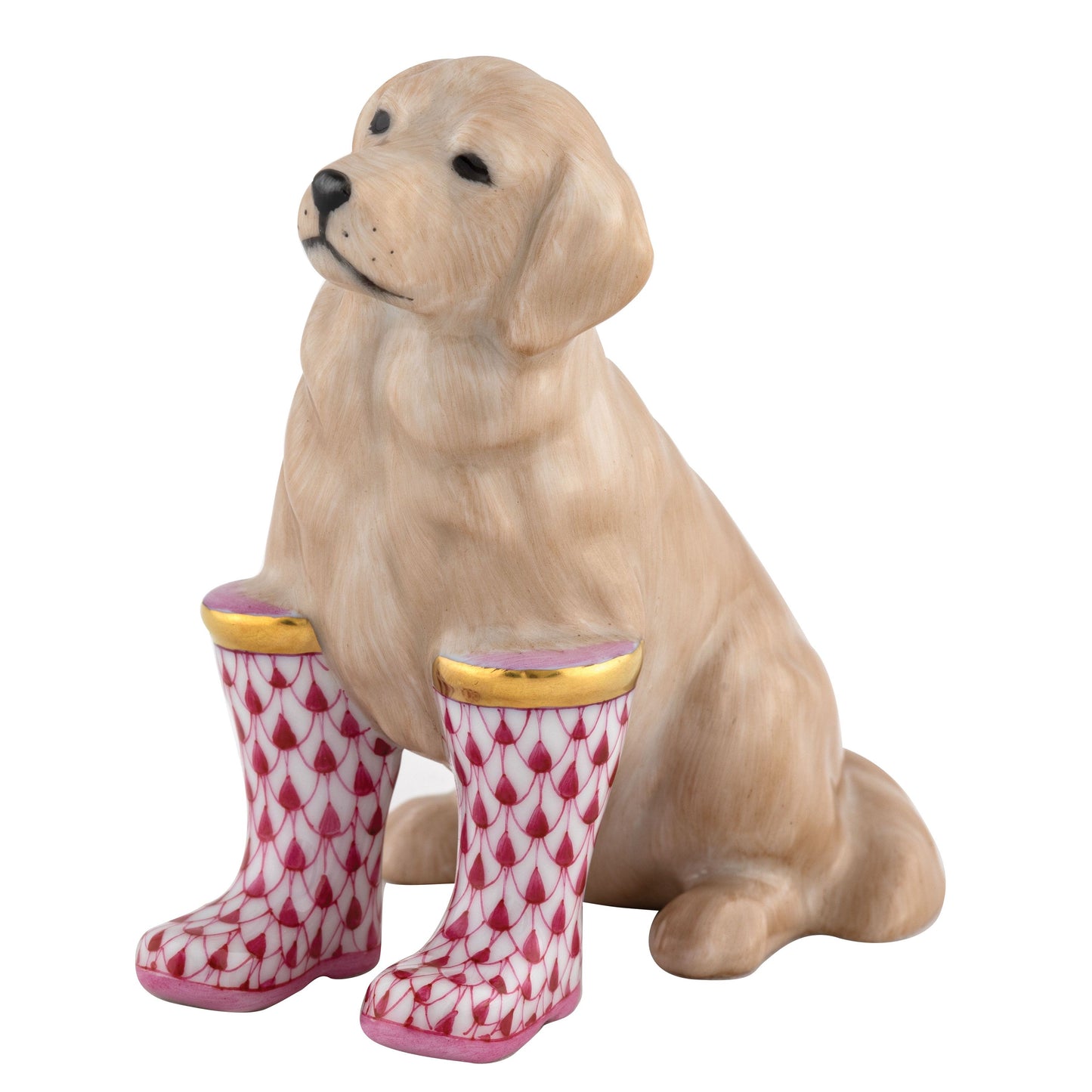 Herend Rainy Day Retriever Raspberry