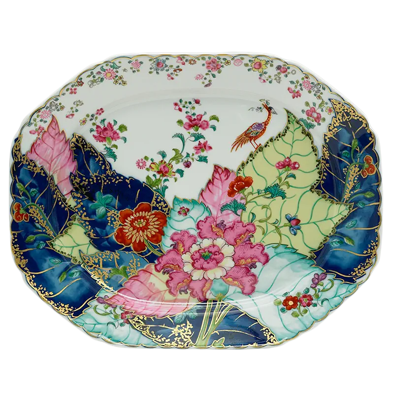 Mottahedeh Tobacco Leaf Medium Platter