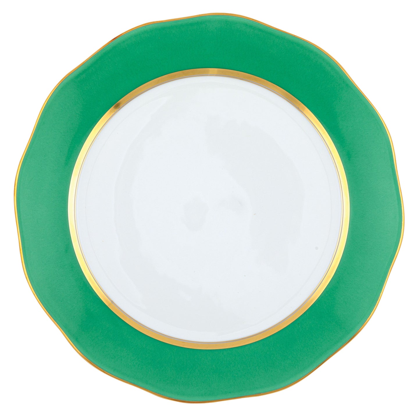 Herend Silk Ribbon Dessert Plate Mint
