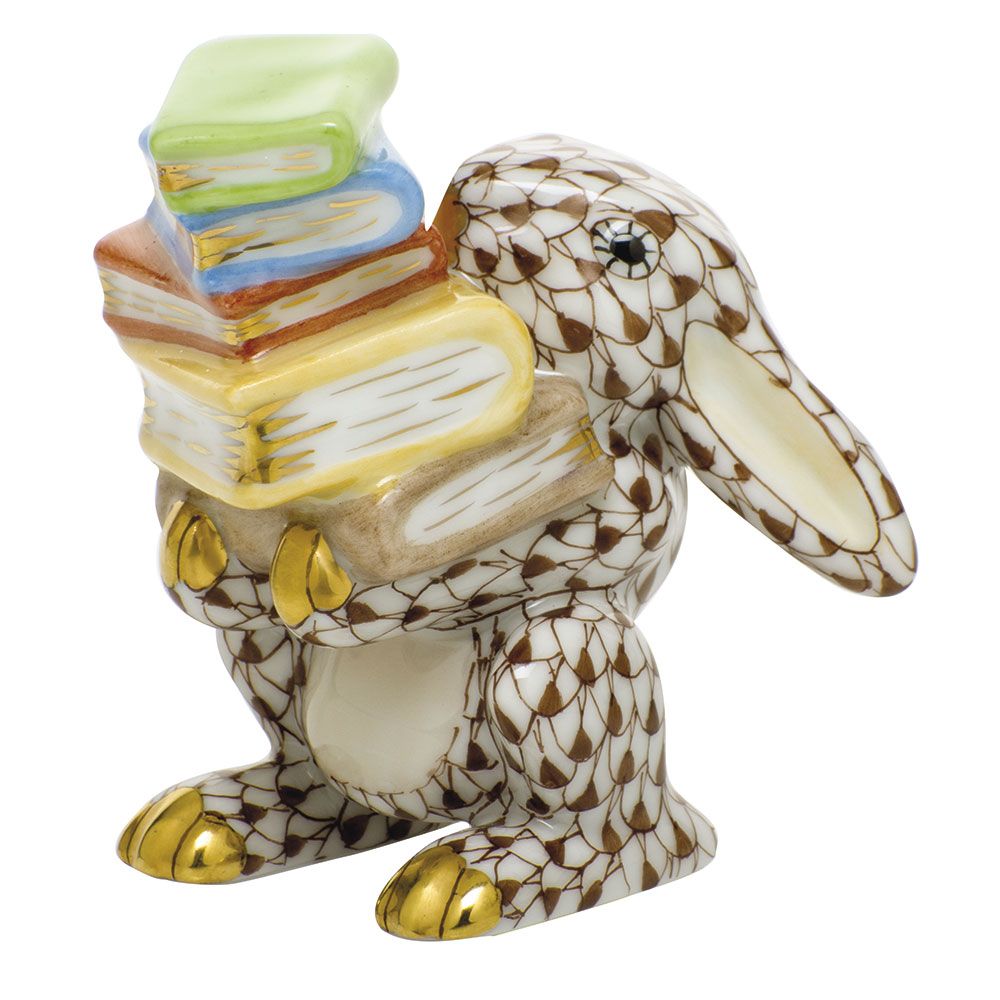 Herend Scholarly Bunny Chocolate