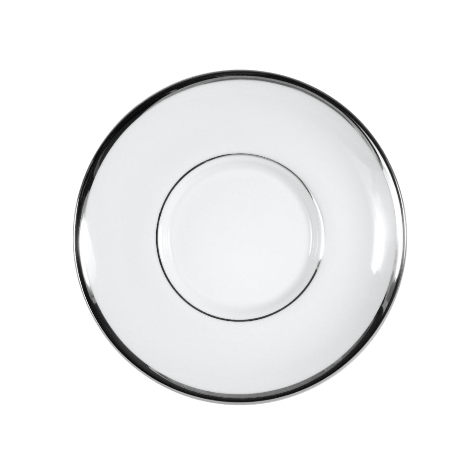 Pickard Signature Platinum White Saucer