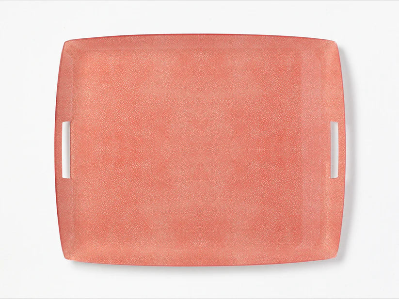 Hestia Prestige Fete Coral Acrylic Tray with handles