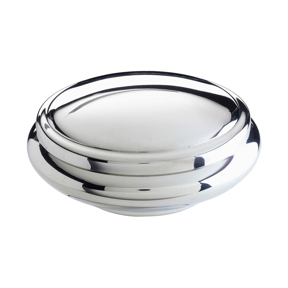 Pewter Queen Anne Jewel Box 3 inches