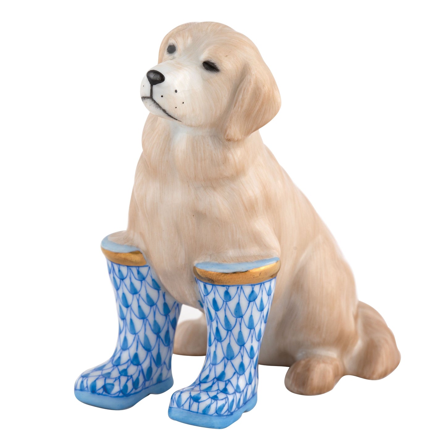 Herend Rainy Day Retriever Blue