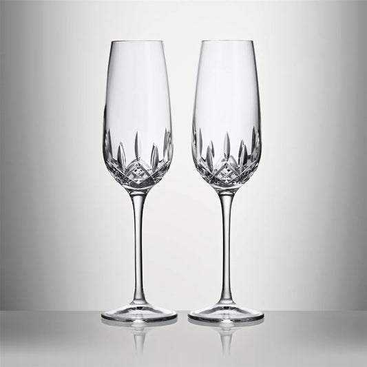 Waterford Lismore Essence Flute Set of 2