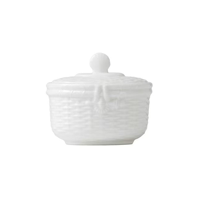 Wedgewood Nantucket Basketweave Covered Sugar