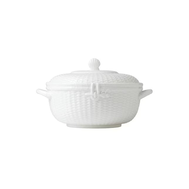 Wedgewood Nantucket Basketweave Covered Vegetable Bowl
