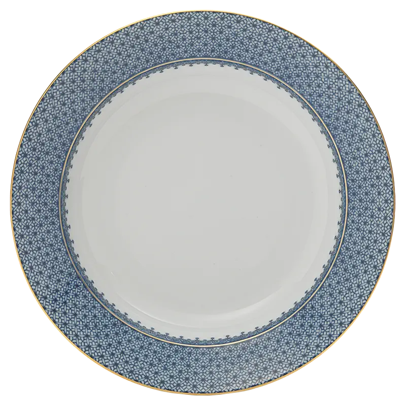 Mottahedeh Blue Lace Rim Soup Plate