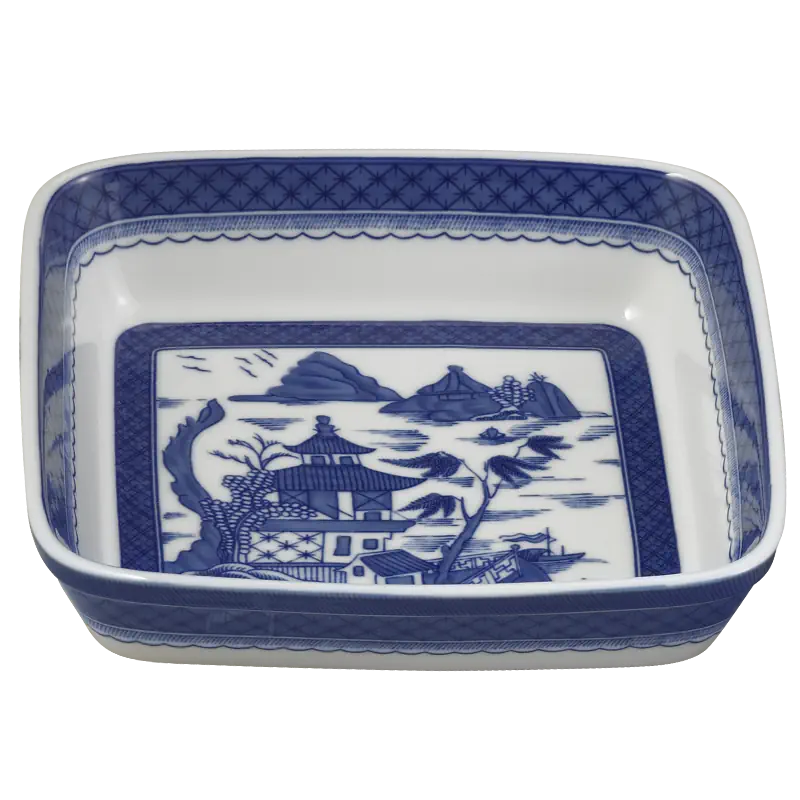Mottahedeh Blue Canton Square Baker