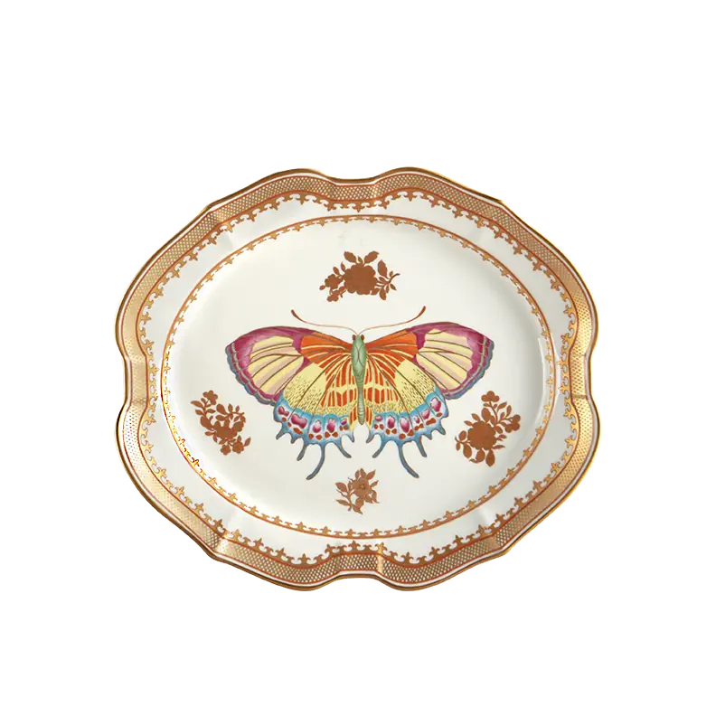 Mottahedeh Butterfly Platter