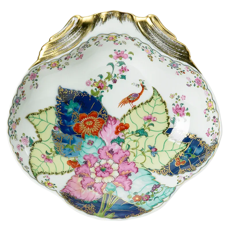 Mottahedeh Tobacco Leaf Shell Dish