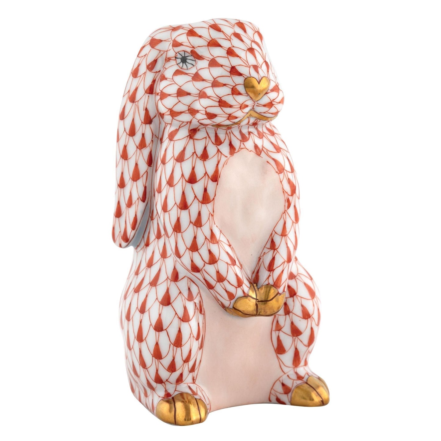 Herend Standing Lop Ear Bunny Rust